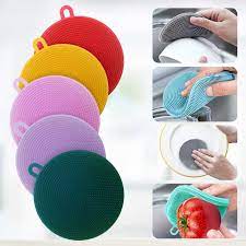 Geloo silicone sponge dish sponges, silicone sponge dish washing kitchen gadgets brush accessories, kitchen sponge double sided cleaning sponges (3 pack). 5pieces Silicone Sponge Dish Washing Kitchen Scrubber Multipurpose Non Stick Cleaning Itchen Gadgets Brush Accessories Cleaning Brushes Aliexpress