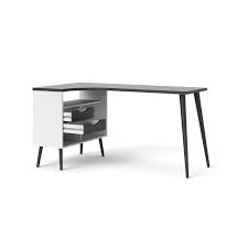 237,00 € (uvp) 208,99 € schreibtisch studare mit push funktions schublade. Eckschreibtisch Napoli Burotisch Computertisch Arbeitstisch Schwarz Weiss Dynamic 24 De