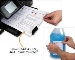 Mailings > then click on the labels icon. Free Ghs Labels Customize Your Ghs Label And Print For Free