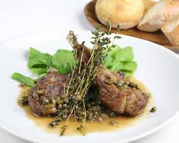 ラムチョップのソテー　南イタリア風