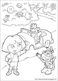 They can likewise try different things with various hues to deliver new dora coloring pages and give a new look to the characters. Dora Coloring Pages Free For Kids