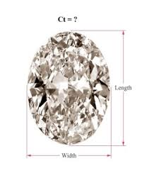 How To Calculate The Carat Of Oval Cut Diamonds