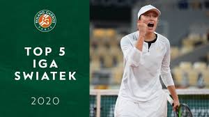 Смотрите видеотрансляцию матча 1/4 финала на турнире в риме ⋆ теннис на sport.ua. Iga Swiatek Top 5 Roland Garros 2020 Youtube