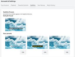 Amazon prime video will recommend tv shows and films based on your past viewing history but with all prime video subscribers getting access to 4k ultra hd content, it would be remiss not to in prime video's website settings, you can choose between four editable presets. How To Turn Closed Captioning On Or Off On Amazon Prime Video