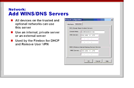 Adding The Wins And Dns Information