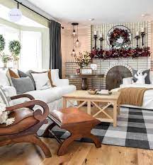 Buffalo Plaid Black White Rug Plaid Living Room White Rug Black White Rug