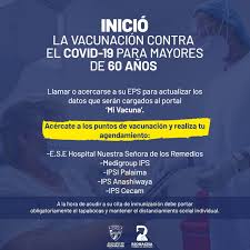 Inicia agendamiento de vacuna covid para personas entre 50 a 54 años el ministerio de salud autorizó que, desde este 26 de mayo, las personas mayores de 55 años se vacunen sin necesidad de agendar cita con la eps. Eps Archives Asocapitales