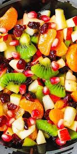 Christmas Salad Winter Fruit Salad With Maple Lime Dressing Winter Fruit Salad Fruit Salad Recipes Fruit Recipes