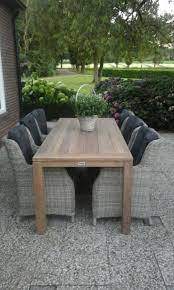 eetset buiten houten tafel tafel met stoelen tuinsets