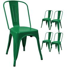 Walnew Metal Dining Chair Indoor Outdoor Use Stackable Classic Trattoria Chair Chic Dining Bistro Cafe Side Metal Chairs Set Of 4 Sliver Walmart Com In 2020 Indoor Chairs Metal Chairs Metal Dining Chairs