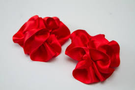 Flor De Cinta De Tela De Saten O Raso Youtube
