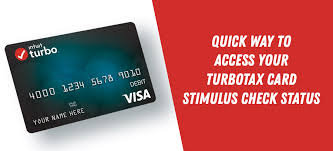 I am the one who cannot make my turbotax software file the. Quick Way To Access Your Turbotax Card Stimulus Check Status