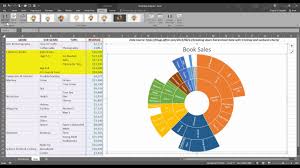 How To Create And Modify A Sunburst Diagram In Excel 2016