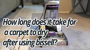 There are a few variables that govern how fast your carpeting is going to dry after cleaning. How Long Does It Take For Carpet To Dry After Using Bissell Shampooing