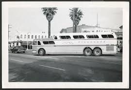 1954 Gmc Scenic Cruiser This Is A Real Gray Hound Or Old Dog Greyhound Bus Greyhound Train Truck