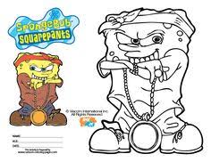 Free crystal сoloring pages for kids to download or to print. Gangsta Spongebob Coloring Pages Equestria Ghetto Spongebob Coloring Pages At Getcolorings Com Free