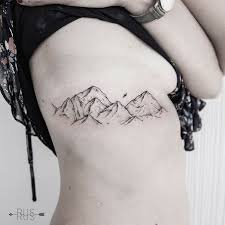 Eagle Over The Mountains Rib Tattoo Tattoos For Daughters Tattoos