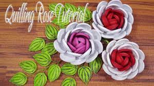 Quilling Rose Flower Tutorial Diy Paper Rose Flower Tutorial Paper Quilling Flowers Quilling Flowers Paper Roses