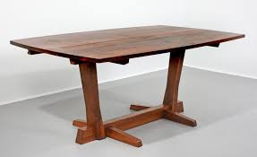 Early George Nakashima Walnut Conoid Dining Table With Rosewood Keys 1965 Nakashima Furniture Dining Table George Nakashima Furniture