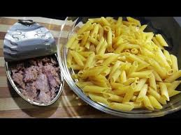 Recette De Pates Au Thon Cuites A La Poele Asmr En 2020 Recette Diner Facile Pates Au Thon Recette Pate