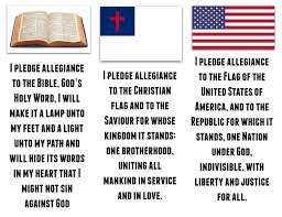 Pledge of allegiance patriotic symbols free games & activities for kids. Vbs Pledges Easy Printable Bible American Christian Flag Pledge