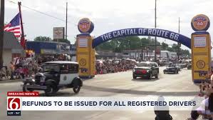 Refunds to be issued to all registered Route 66 Capital Cruise drivers