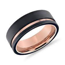 Asymmetrical Black Rose Engraved Wedding Band In Tungsten 8mm Blue Nile Wedding Band Engraving Mens Wedding Bands Tungsten Mens Wedding Rings