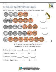 counting money worksheets 1st grade