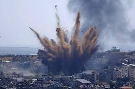 Lebih dari seribu roket ditembakkan dari jalur gaza dan terbang tanpa kendali di langit teritorial israel. Axgqndqco0flmm