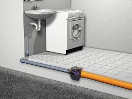 It is unusual to connect a washing machine (as opposed to a dishwasher) under the kitchen sink, though not impossible. Basement Drain Drehfix Kessel Leading In Drainage