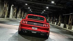 Hd Wallpaper Ford Rear View 2018 Mustang Gt Level 2 Performance Pack Wallpaper Flare