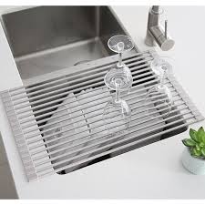 the sink dish rack