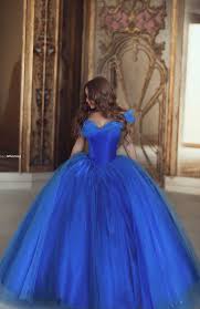 Beautiful Blue Dress Said Photography Prom Dresses Ball Gown Cinderella Quinceanera Dress Blue Ball Gowns