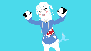 Lowpoly Gawr Gura (hololive EN) - Download Free 3D model by KelpieBoye  [61cf8dd] - Sketchfab