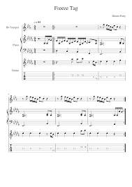 Before, i would sometimes put my itunes on shuffle. Freeze Tag Dinner Party Sheet Music For Piano Trumpet In B Flat Guitar Mixed Trio Download And Print In Pdf Or Midi Free Sheet Music For Freeze Tag By Dinner