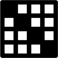 Black Gantt Chart Icon Free Black Grid Icons