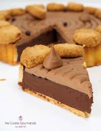 Tarte Double Chocolat Streusel Noisette Alimentation Nourriture Delicieuse Dessert