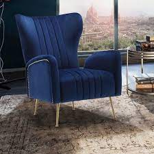 spady wingback chair reviews allmodern lounge chairs living room living room sofa design velvet dining chairs
