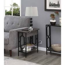Walker edison wren classic 4 cubby tv stand for tvs up to 65 inches, 58 inch, charcoal grey $153.19. Mission Style End Tables Target