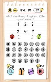 Kunci jawaban dari saya … Level 4 Brain Test 2