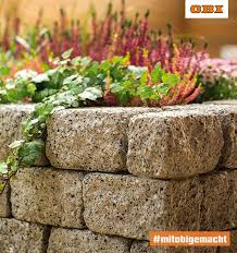 Es Ist Zeit Draussen Zu Starten Obi Hochbeet Steinhochbeet Zierpflanzen