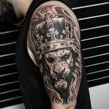 Photo By Hgtv On Instagram Mikecruz Lions Liontattoo Royalty African Portrait Mike Cruz Africa Inked Ink Lion Tattoo Sleeves Tattoos Arm Tattoo