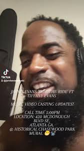 JARVIS EVANS 'RIDE THE RIDE' FT TIFFANY EVANS , MUSIC VIDEO CASTING  UPDATES!, CALL TIME 5:00PM, LOCATION: 420 MCDONOUGH , BLVD SE, , ATLANTA  GA. , @ HISTORICAL CHASEWOOD PARK MURAL 😁📽️, It's children ...