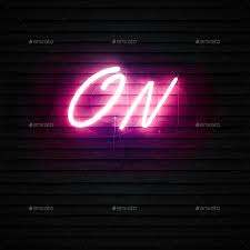How to use this.psd neon lights logo mockup: Mockup Neon Box Psd Free Download Mockup