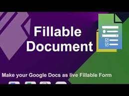 This will convert the document back into a pdf and download it onto your computer. Fillable Document How To Make Any Google Doc As Fillable Form Youtube