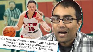 A Christian school was punished for refusing to play against a trans  athlete. (Good.)