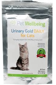 Pet Wellbeing Urinary Gold Daily For Cats Natural Daily Maintenance Of Urinary Tract Health In Cats 60 Chews Be Sure To Check Out Pets Cats Cat Health