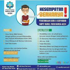 From general topics to more of what you would expect to . Lowongan Kerja Nurul Fikri Aceh Juni 2020 Karir Aceh