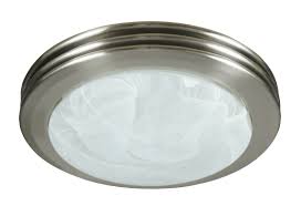 Hunter Saturn Decorative Bathroom Ventilation Fan With Light In Brushed Nickel Brickseek