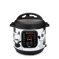 Pressure cookers cook food up to 10 times faster than standard methods which translate into significant savings in fuel. Instant Pot 6 Quart Duo Electric Pressure Cooker 7 In 1 Yogurt Maker Food Steamer Slow Cooker Rice Cooker More Disney Mickey Mouse White Walmart Com Walmart Com